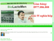 Tablet Screenshot of biolactomen.com